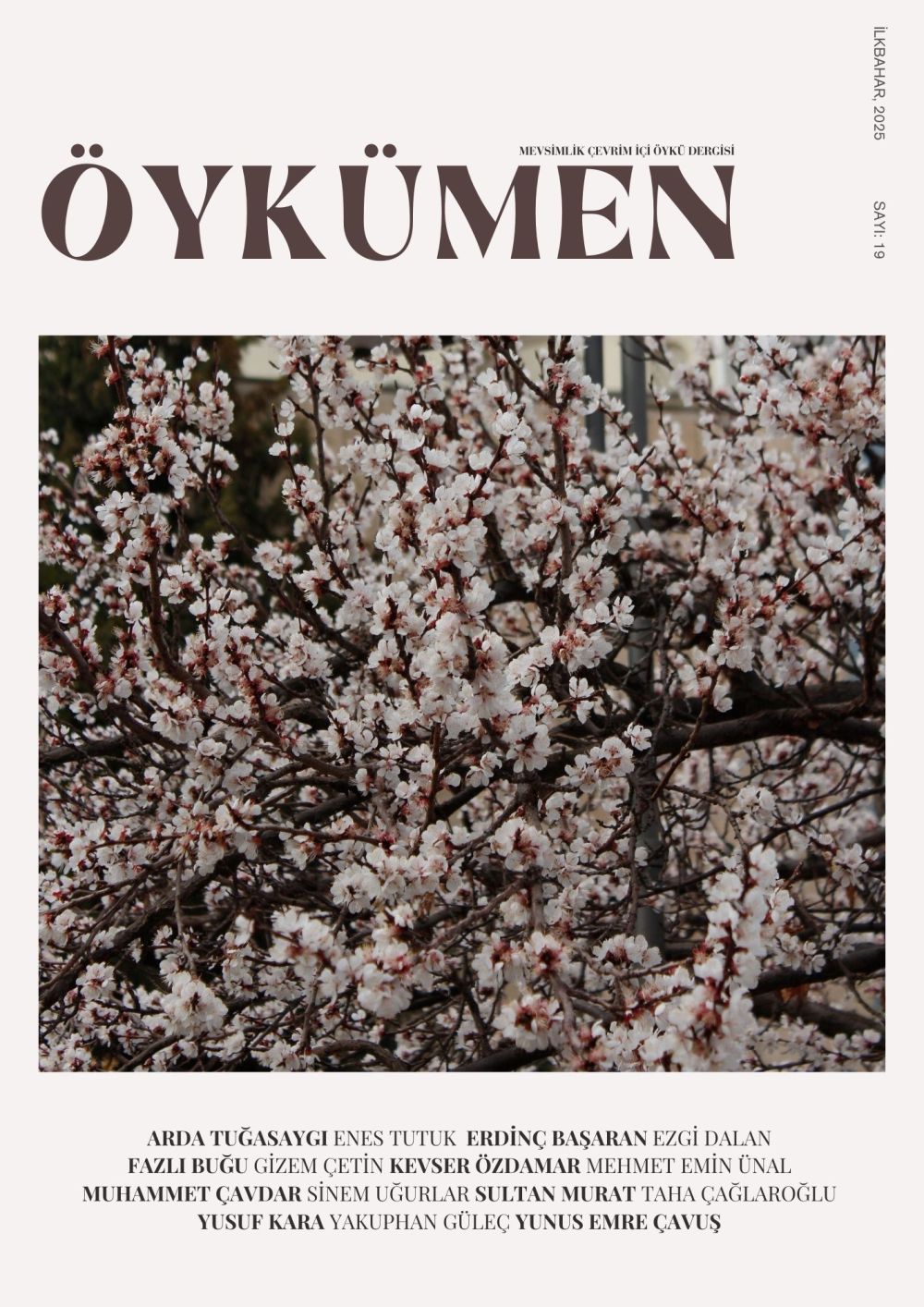 ÖYKÜMEN EDEBİYAT SAYI 19 (İLKBAHAR)